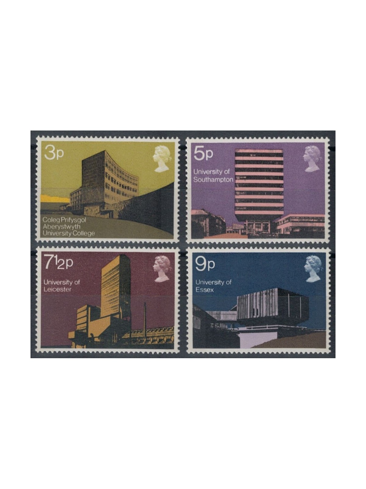 GREAT BRITAIN 1971 Modern university buildings 4v MNH**