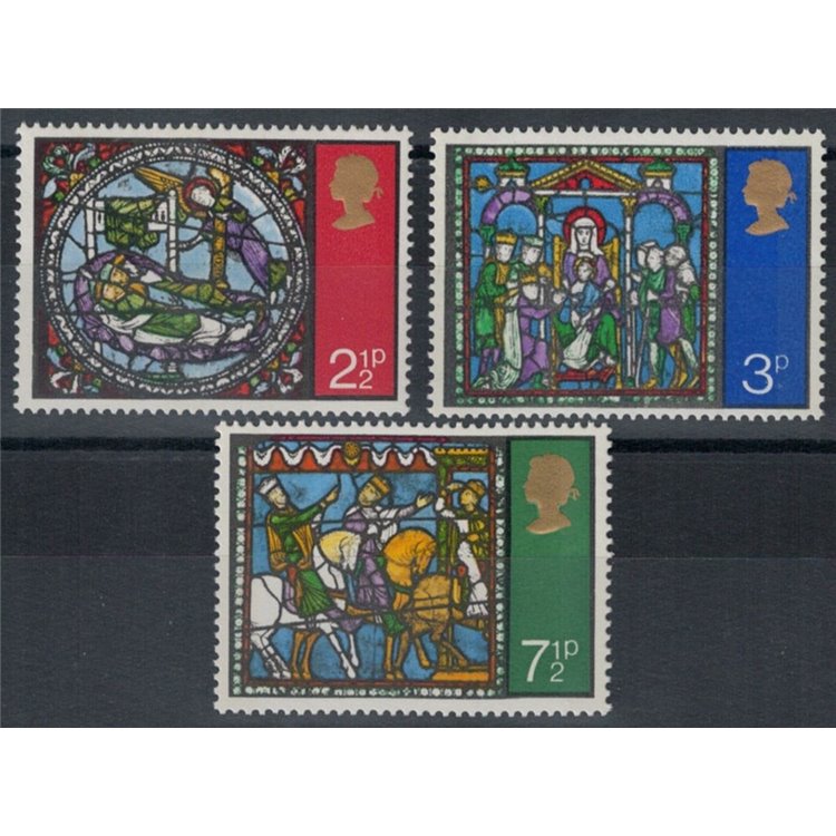 GREAT BRITAIN 1971 Christmas 3v MNH**