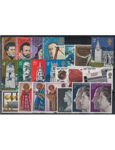 GRAN BRETAGNA 1972 Annata completa 22v MNH**