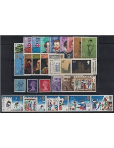 GREAT BRITAIN 1973 Complete vintage 33v MNH**