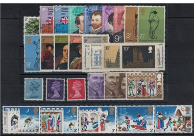 GREAT BRITAIN 1973 Complete vintage 33v MNH**