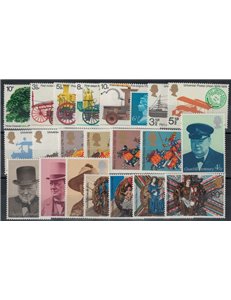 GREAT BRITAIN 1974 Complete year 22v MNH**
