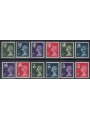 GRAN BRETAGNA 1974 Emblemi regionali 12v MNH**