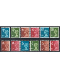 GREAT BRITAIN 1976 Regional Emblems 12v MNH**