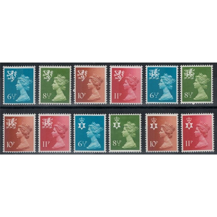 GREAT BRITAIN 1976 Regional Emblems 12v MNH**