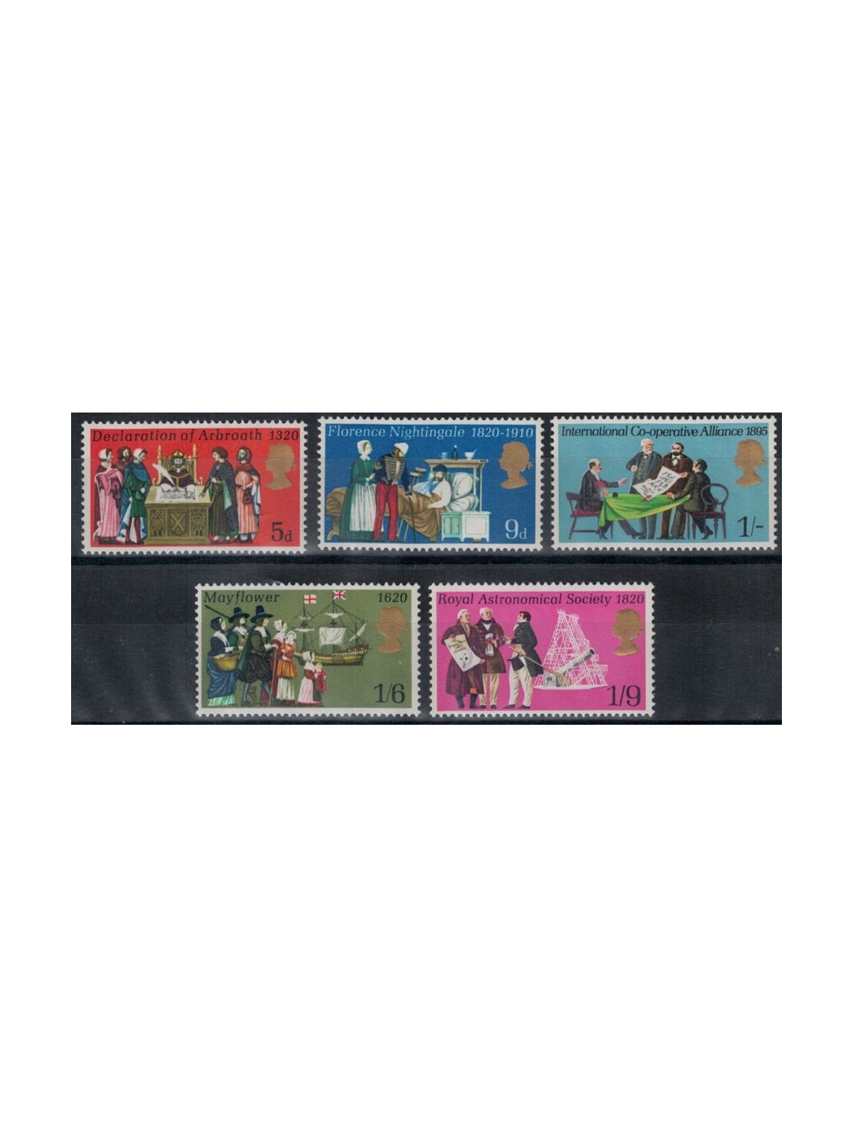 GREAT BRITAIN 1970 Various Anniversaries 5v MNH**