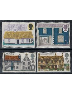 GREAT BRITAIN 1970 Rural Architecture 4v MNH**