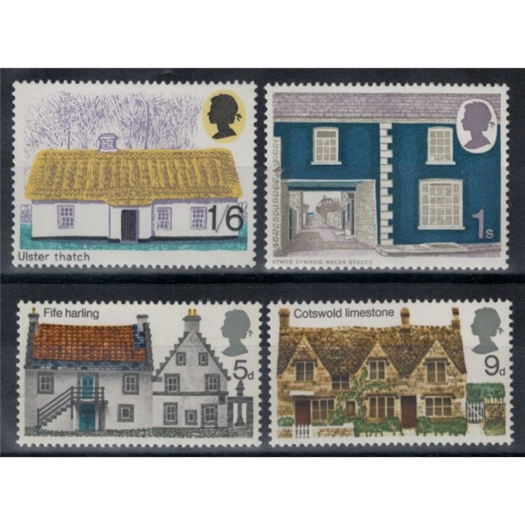 GREAT BRITAIN 1970 Rural Architecture 4v MNH**