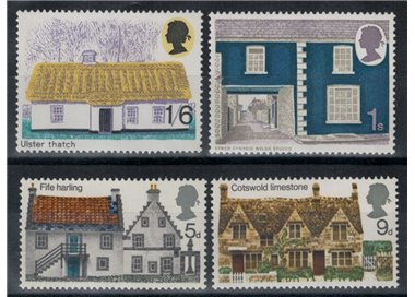 GREAT BRITAIN 1970 Rural Architecture 4v MNH**