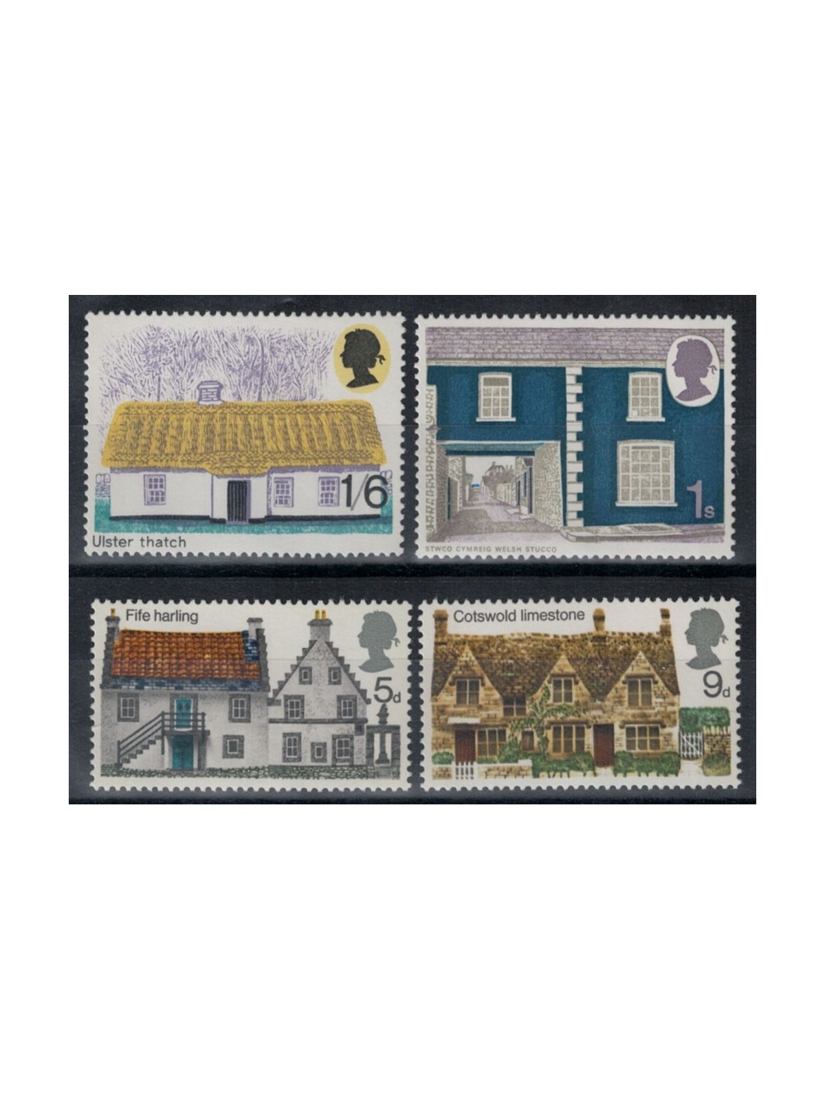 GREAT BRITAIN 1970 Rural Architecture 4v MNH**