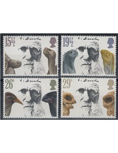 GRAN BRETAGNA 1982 Charles Darwin 4v MNH**