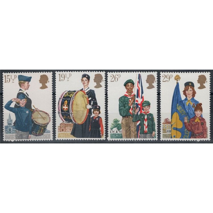 GREAT BRITAIN 1982 Scouts Association 4v MNH**