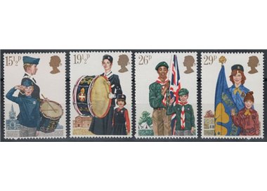 GRAN BRETAGNA 1982 Associazione degli Scouts 4v MNH**