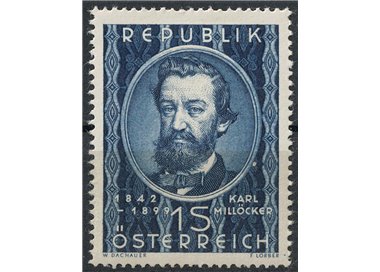 AUSTRIA 1949 Karl Millocker MNH**