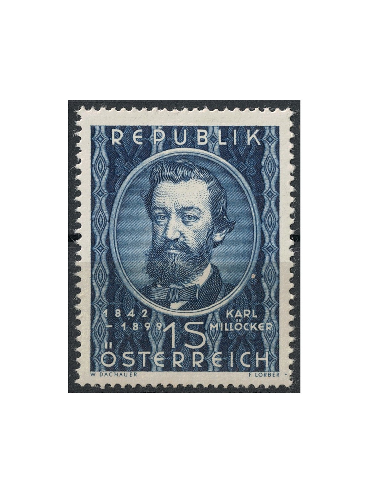 AUSTRIA 1949 Karl Millocker MNH**