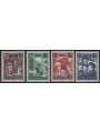 AUSTRIA 1951 For reconstruction works 4v MNH**