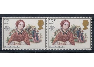 GREAT BRITAIN 1980 Europa variety, pair of 12p MNH**