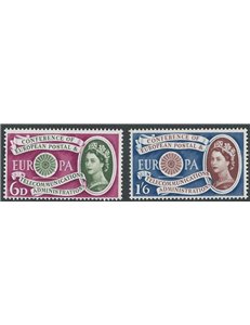 GREAT BRITAIN 1960 Europe 2v MNH**
