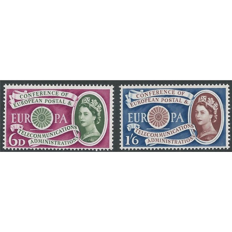 GREAT BRITAIN 1960 Europe 2v MNH**