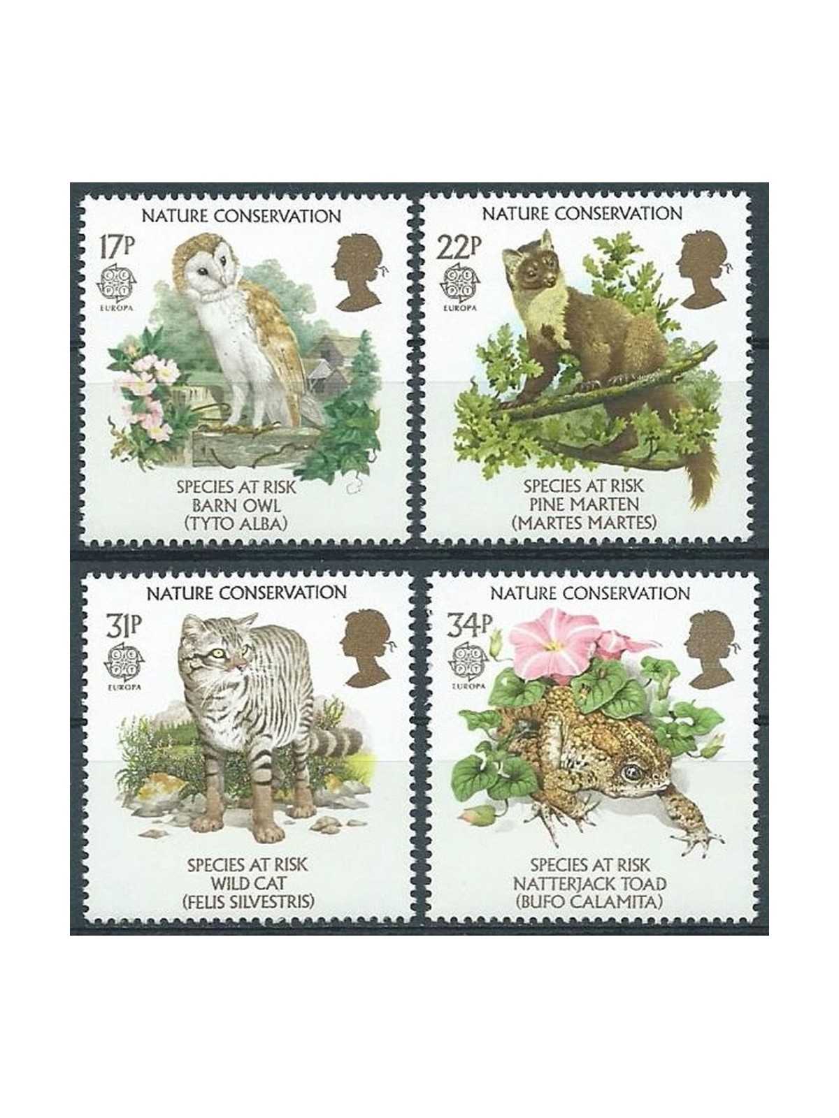 GREAT BRITAIN 1986 Europe 4v MNH**