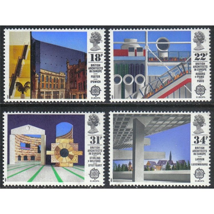 GRAN BRETAGNA 1987 Europa 4v MNH**