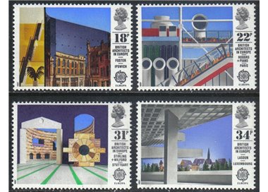 GREAT BRITAIN 1987 Europe 4v MNH**