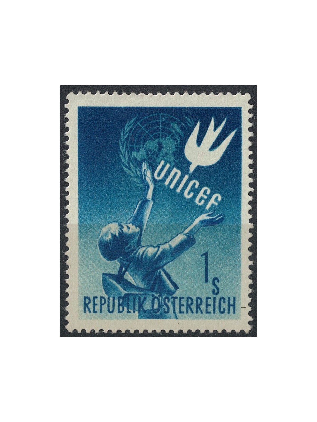 AUSTRIA 1949 Unicef MNH**