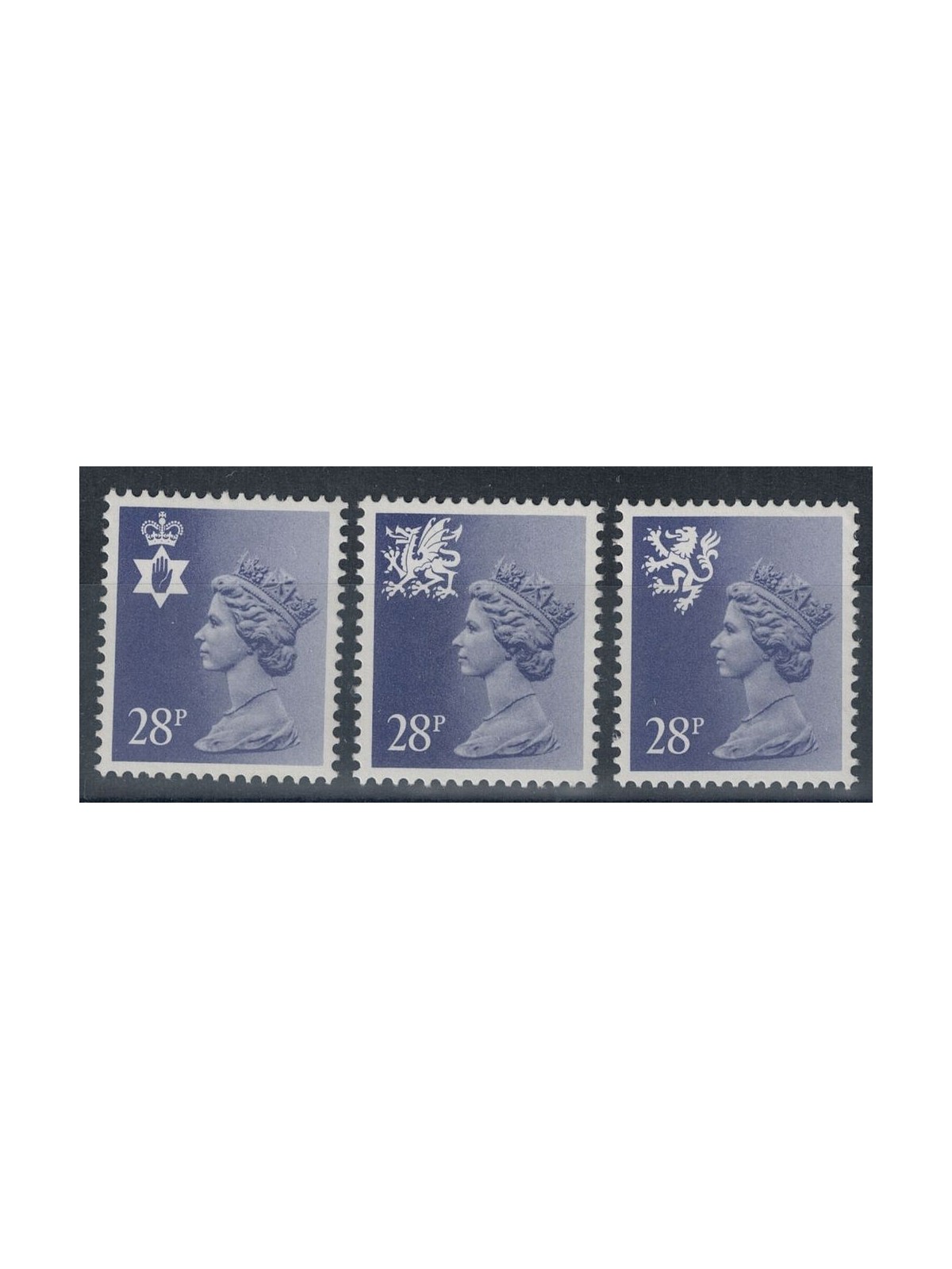 GREAT BRITAIN 1983 Regional emblems 28p 2nd type 3v MNH**