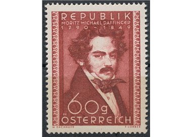 AUSTRIA 1950 Moritz Daffinger MNH**