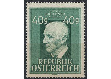 AUSTRIA 1949 Anton Bruckner MNH**