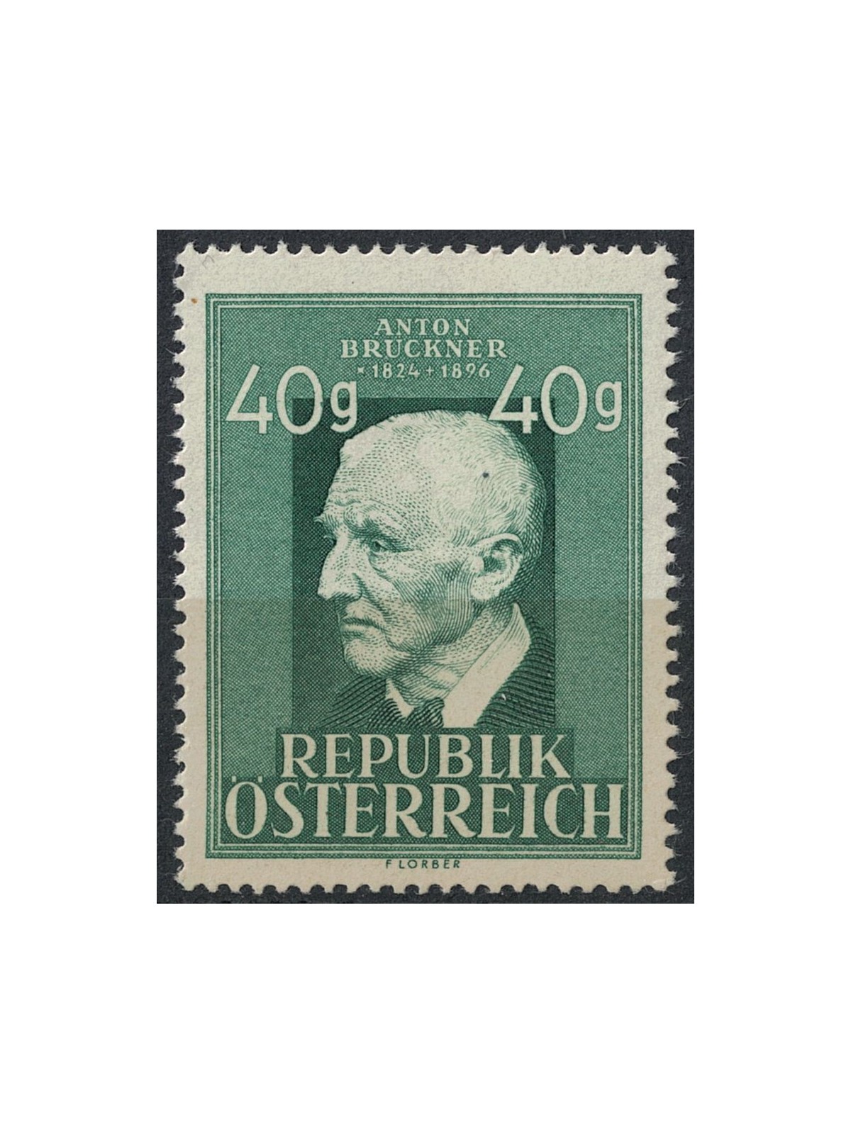 AUSTRIA 1949 Anton Bruckner MNH**