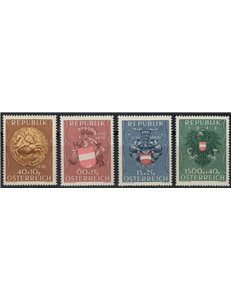 AUSTRIA 1949 Pro prigionieri di guerra 4v MNH**