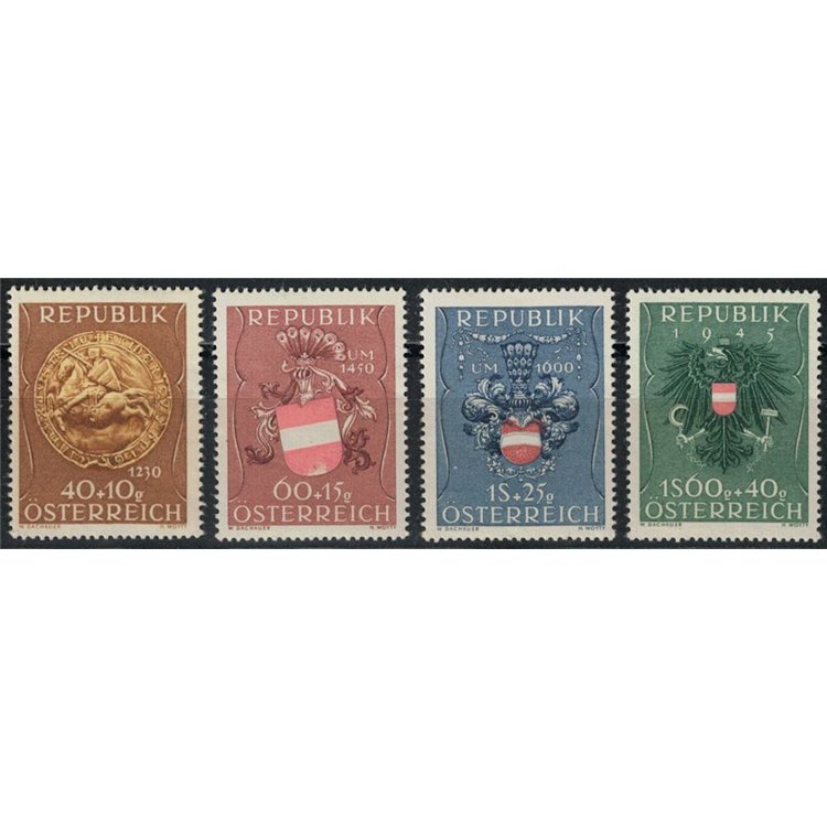 AUSTRIA 1949 Pro prigionieri di guerra 4v MNH**