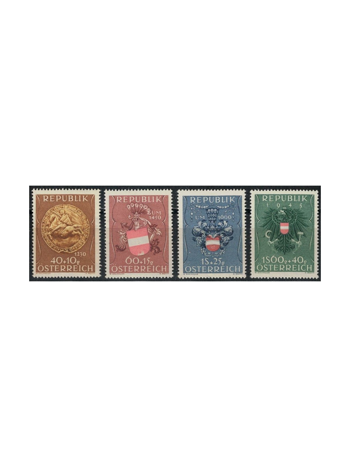 AUSTRIA 1949 Pro prisoners of war 4v MNH**