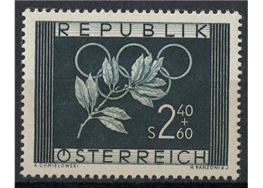 AUSTRIA 1952 Olimpiadi di Oslo e Helsinki MNH**