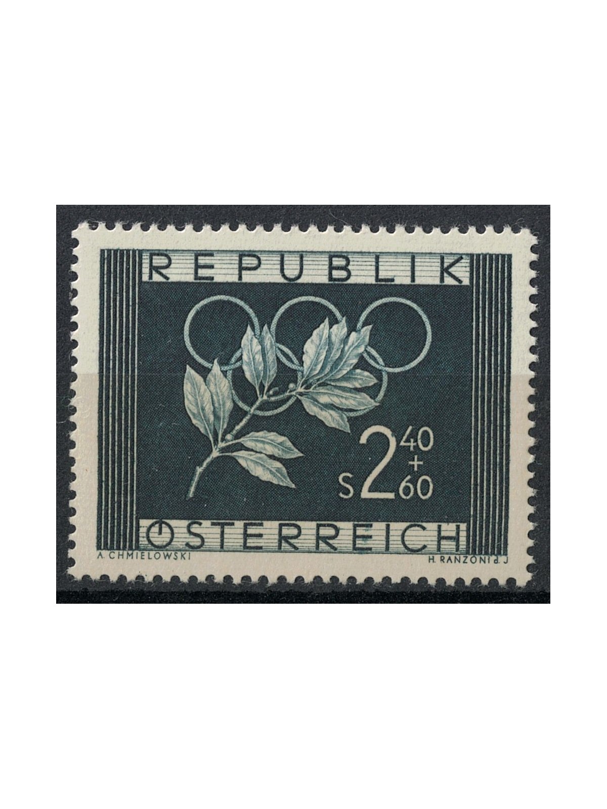 AUSTRIA 1952 Oslo and Helsinki Olympics MNH**
