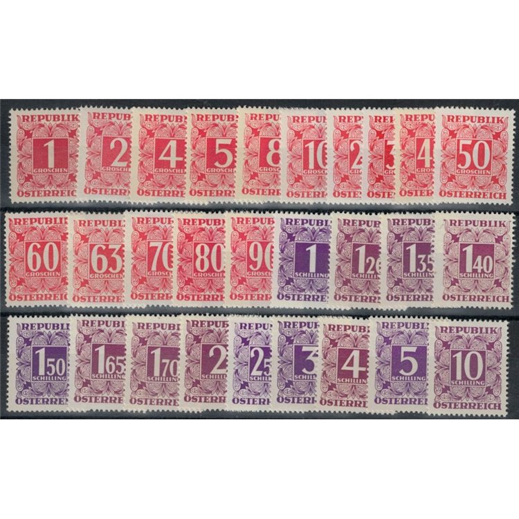 AUSTRIA 1949 Segnatasse 28v MNH**