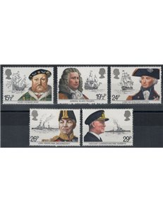 GREAT BRITAIN 1982 Maritime Traditions 5v MNH**