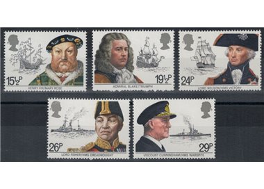GRAN BRETAGNA 1982 Tradizioni marittime 5v MNH**