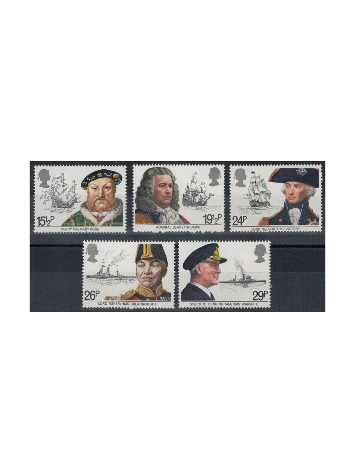 GREAT BRITAIN 1982 Maritime Traditions 5v MNH**