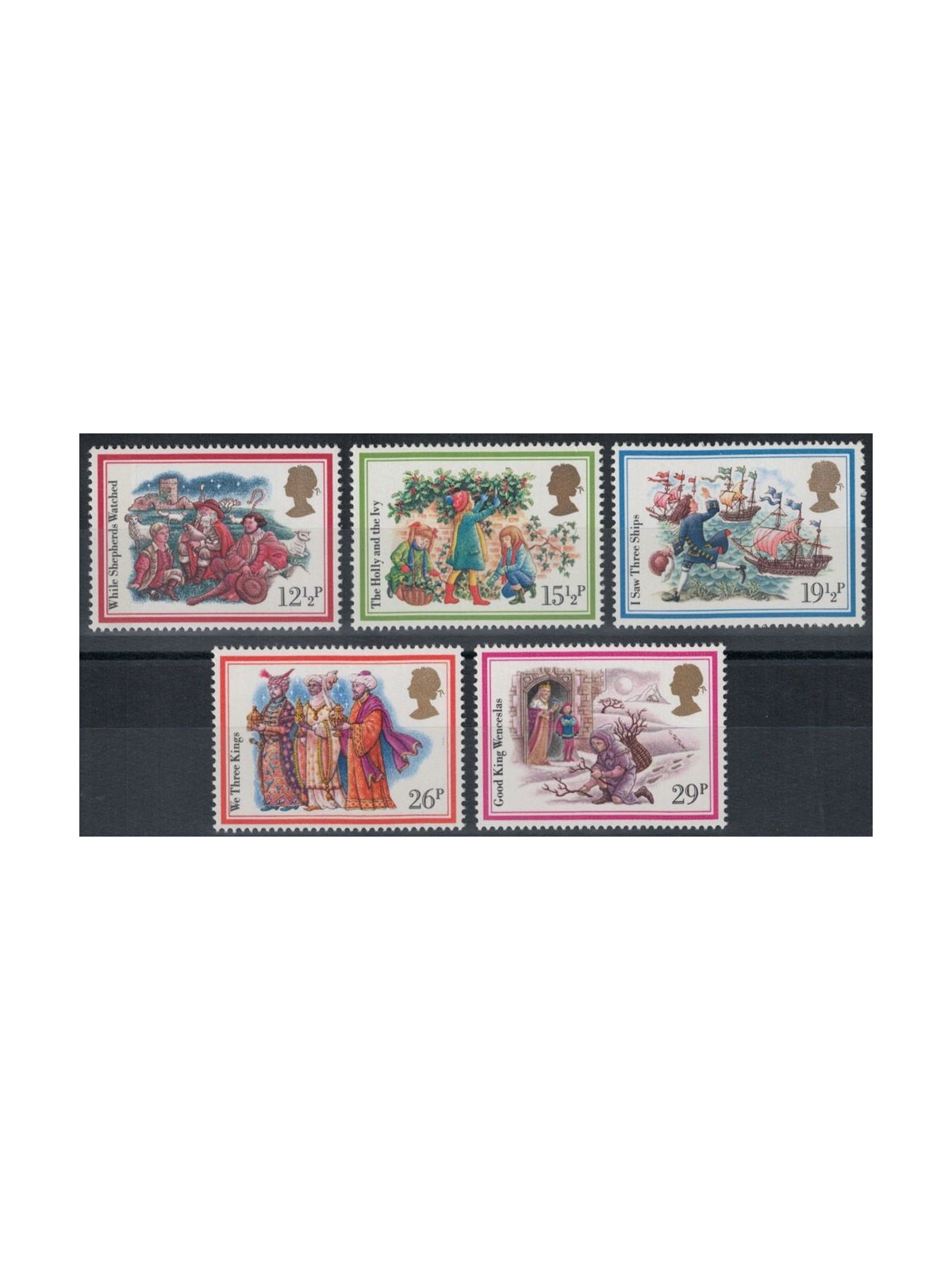 GREAT BRITAIN 1982 Christmas 5v MNH**