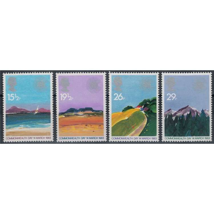 GREAT BRITAIN 1983 Commonwealth Day 4v MNH**