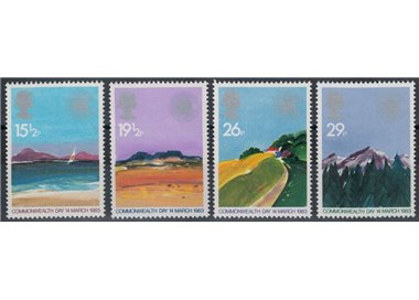 GRAN BRETAGNA 1983 Giornata del Commonwealth 4v MNH**