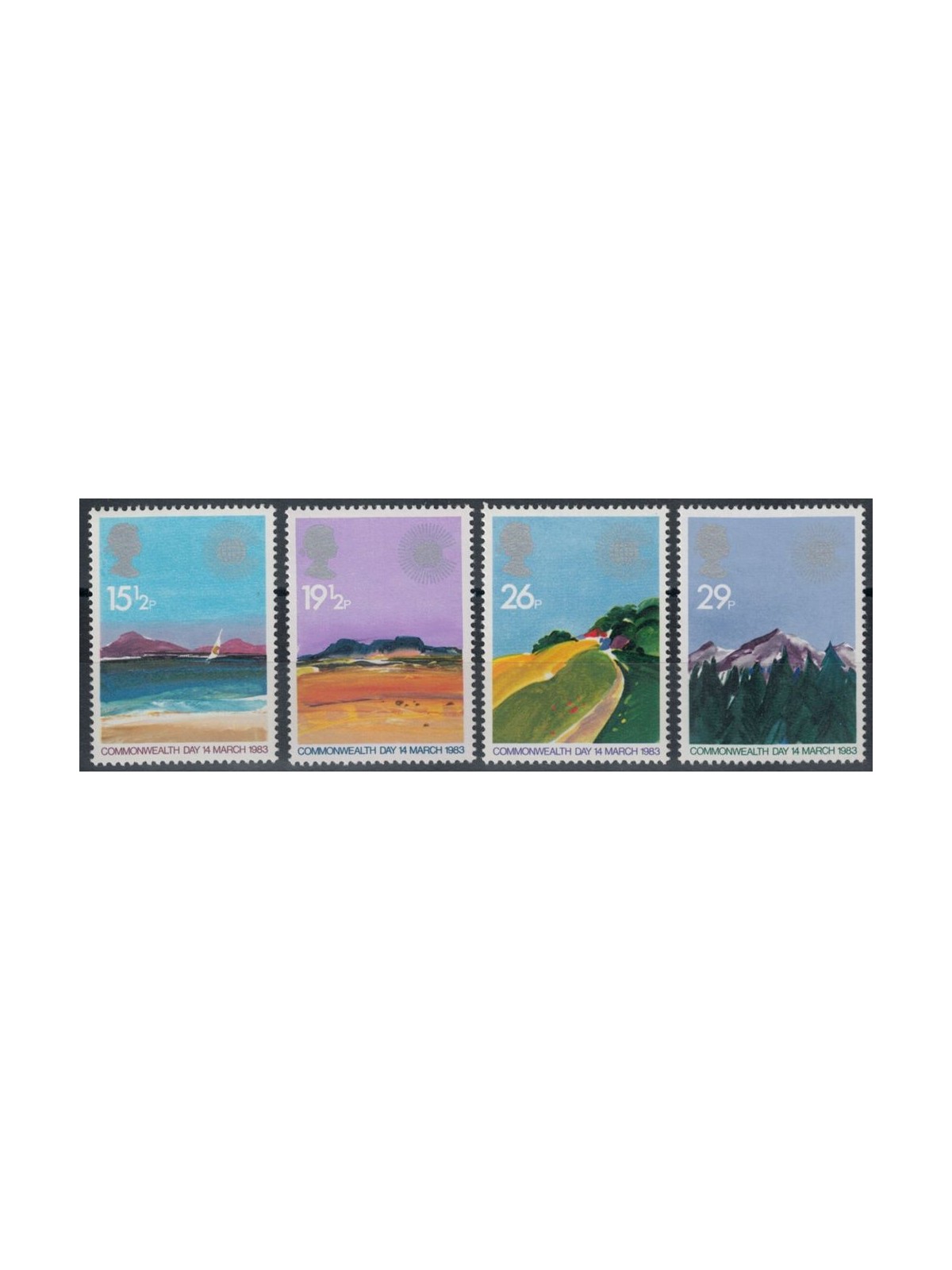 GREAT BRITAIN 1983 Commonwealth Day 4v MNH**