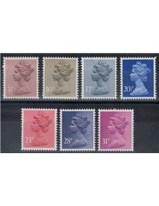 GRAN BRETAGNA 1983 Elisabetta II, serie ordinaria 7v MNH**