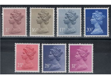 GREAT BRITAIN 1983 Elizabeth II, ordinary series 7v MNH**