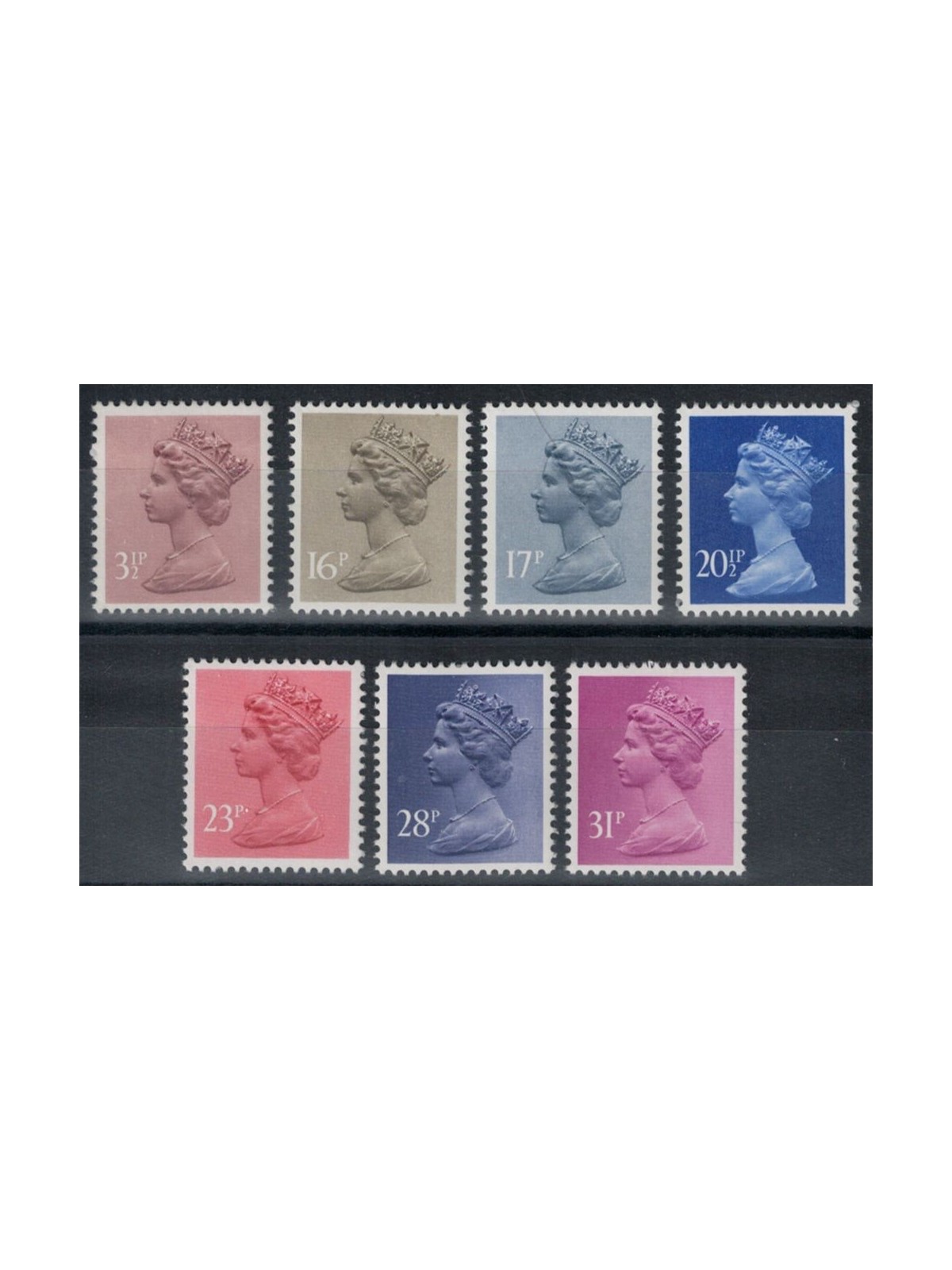 GREAT BRITAIN 1983 Elizabeth II, ordinary series 7v MNH**