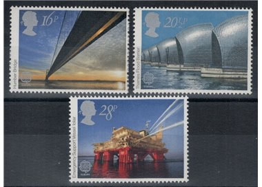 GREAT BRITAIN 1983 Europe 3v MNH**