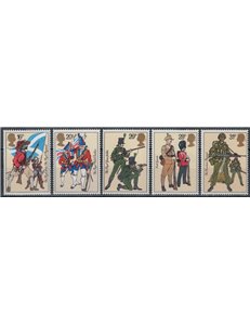 GREAT BRITAIN 1983 Military uniforms 5v MNH**