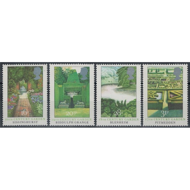 GREAT BRITAIN 1983 British Gardens 4v MNH**